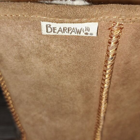 BearPaw brown   lined winter boots  Sz 8 - Picture 6 of 8